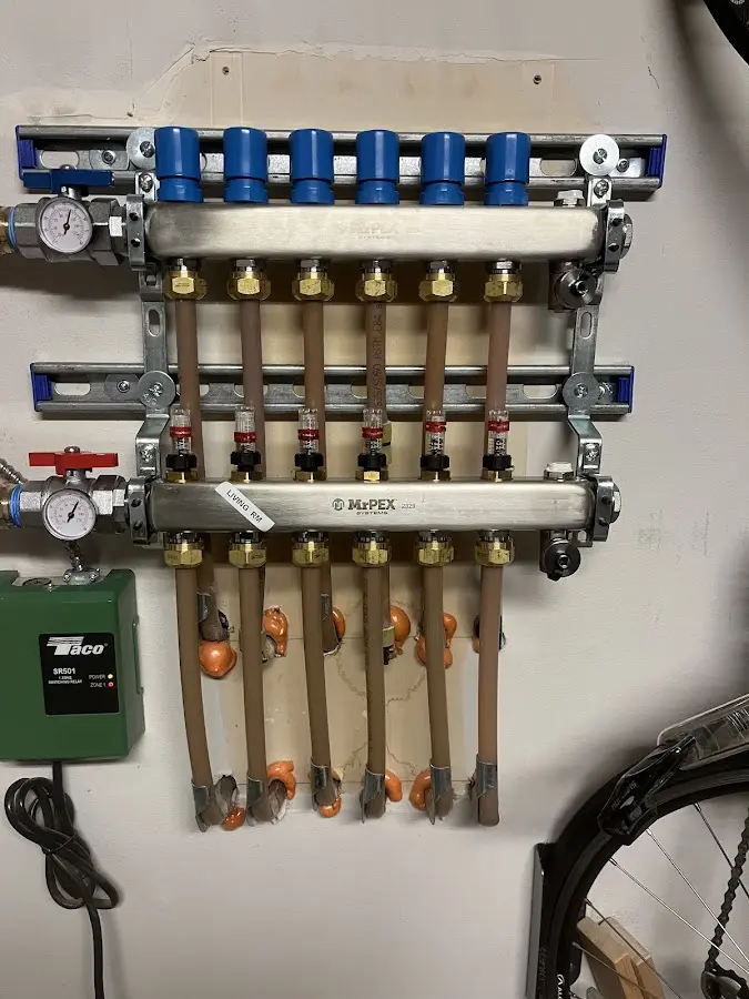 Plumber performing Leak Detection at a residential property in West Bloomfield